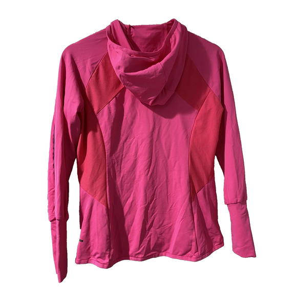 Salomon Women's Zip Hoodie Sweater Top Pink Nylon with Elastane Size S A003298 - Picture 5 of 6